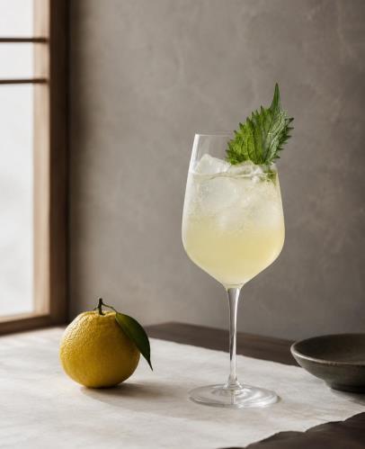 Kochi Spritz, plated.