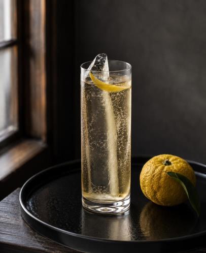 Toji Highball, plated.